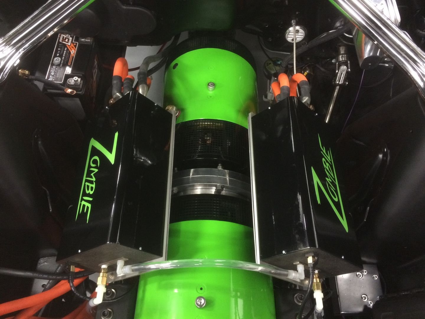 zombie, 222, Electric, Mustang, Ford, Muscle, Classic, Hot, Rod, Rods Wallpaper