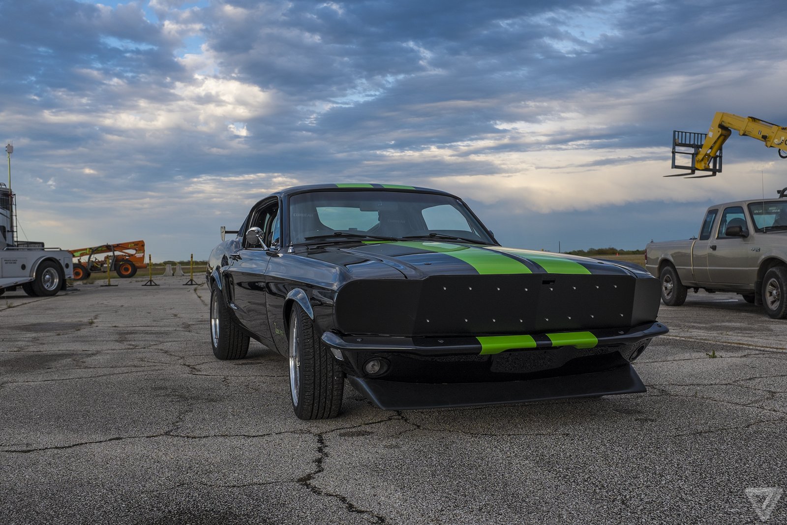 zombie, 222, Electric, Mustang, Ford, Muscle, Classic, Hot, Rod, Rods Wallpaper