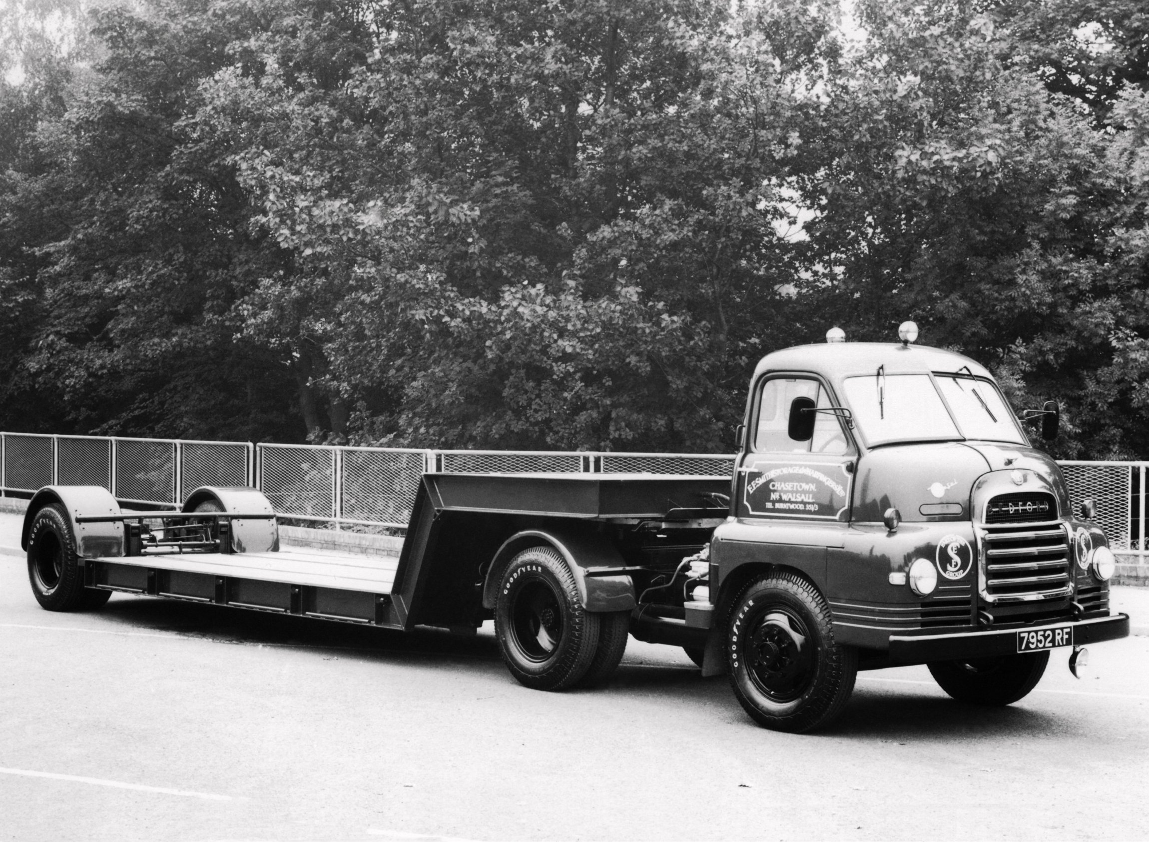 1952, Bedford, S, 4x2, Tractor, Semi, Retro Wallpaper