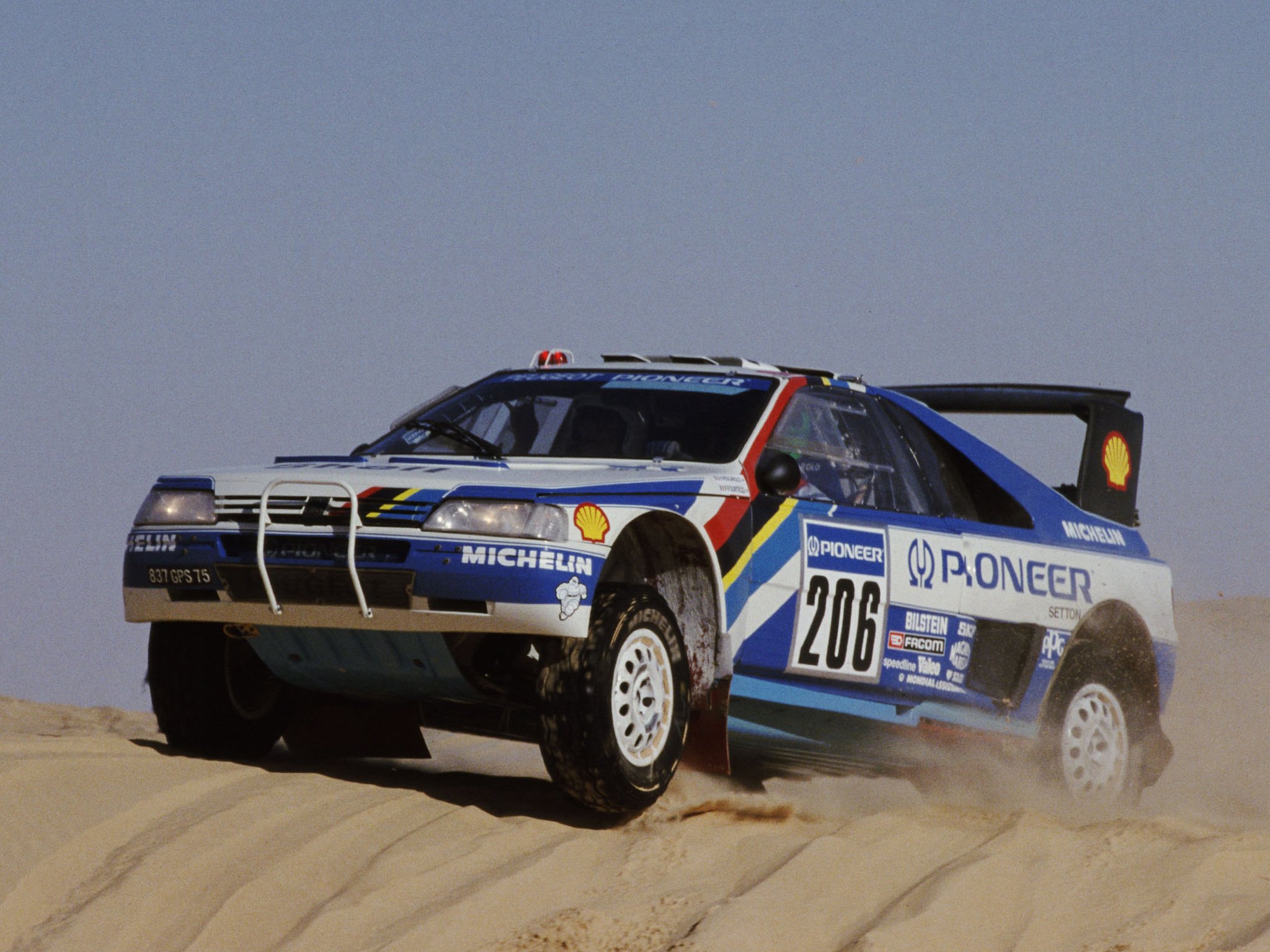 1988, Peugeot, 405, T16, Grand, Raid, Pininfarina, Dakar, Offroad, Race, Racing, Rally Wallpaper