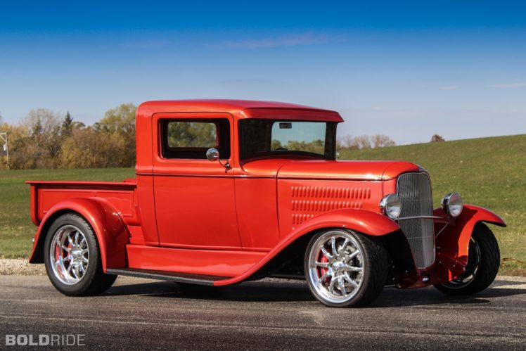 1930, Ford, Model a, Pickup, Model, Custom, Hot, Rod, Rods, Retro, Truck, Trucks HD Wallpaper Desktop Background