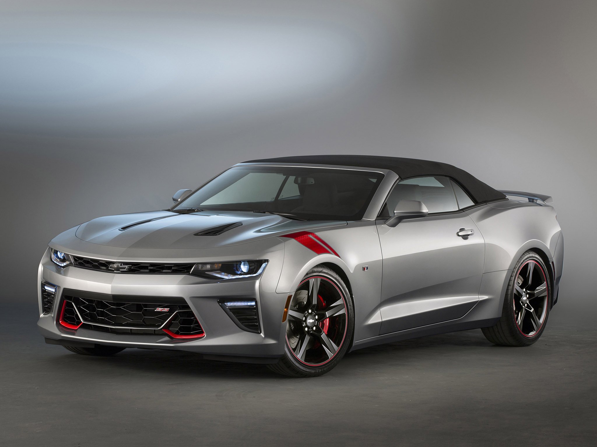 2015, Chevrolet, Camaro, S s, Convertible, Red, Accent, Package, Concept, Muscle Wallpaper