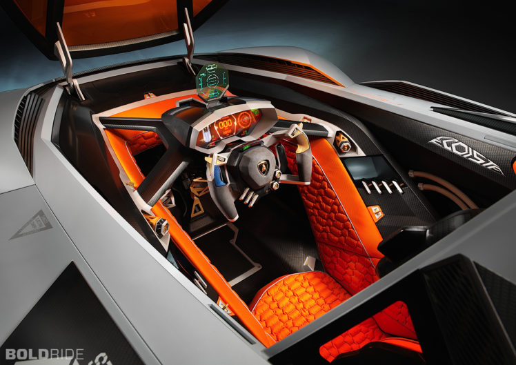 2013, Lamborghini, Egoista, Concept, Supercar, Supercars, Interior HD Wallpaper Desktop Background