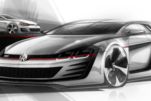 2013, Volkswagen, Design vision, Gti, Concept, Tuning