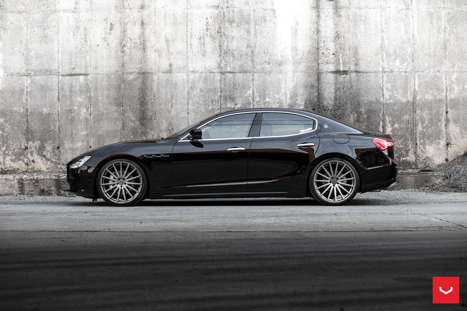 vossen, Wheels, Maserati, Ghibli, Cars, Black Wallpaper