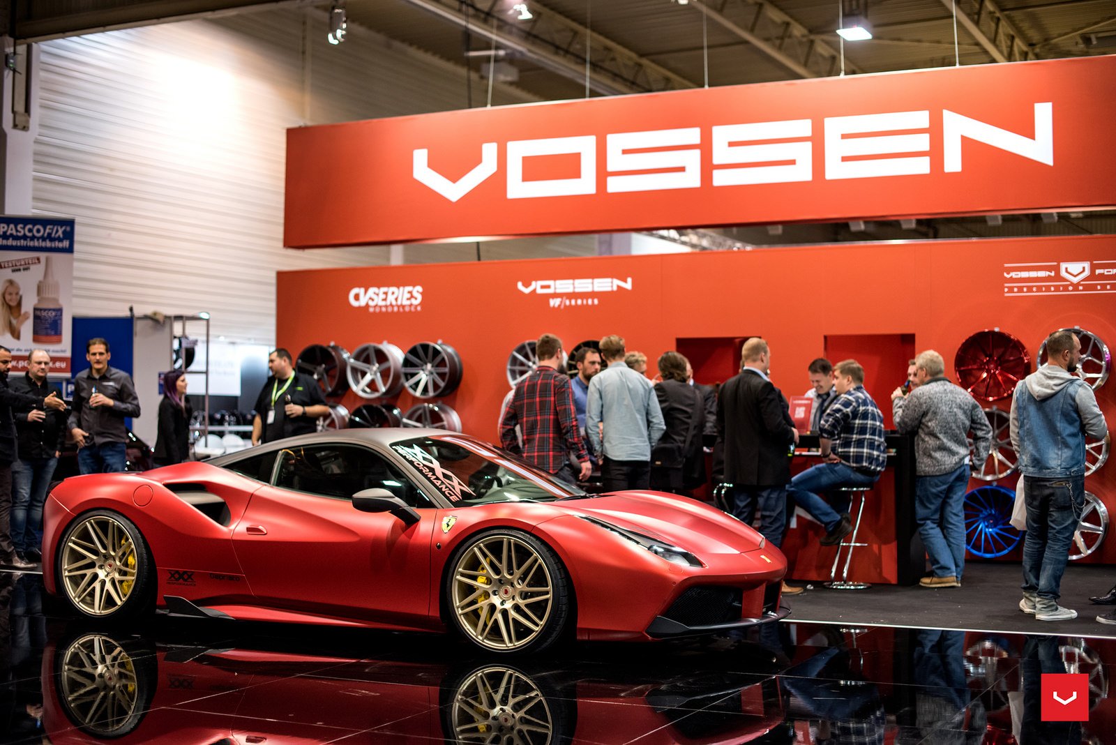 vossen, Wheels, Ferrari, 488, Gtb, Cars, Coupe, Modified, Red Wallpaper