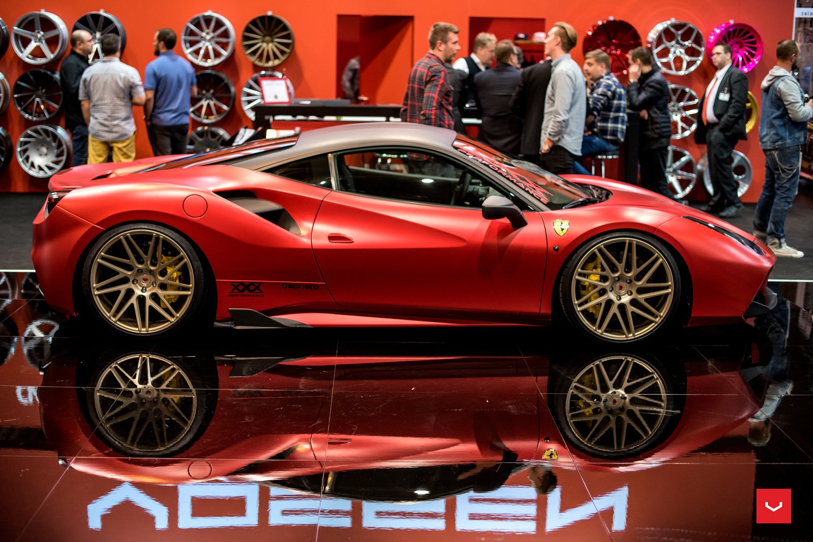 vossen, Wheels, Ferrari, 488, Gtb, Cars, Coupe, Modified, Red Wallpaper