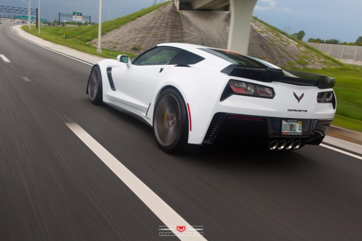 vossen, Wheels, Chevy, Corvette, Z06, Cars, Coupe, White HD Wallpaper Desktop Background