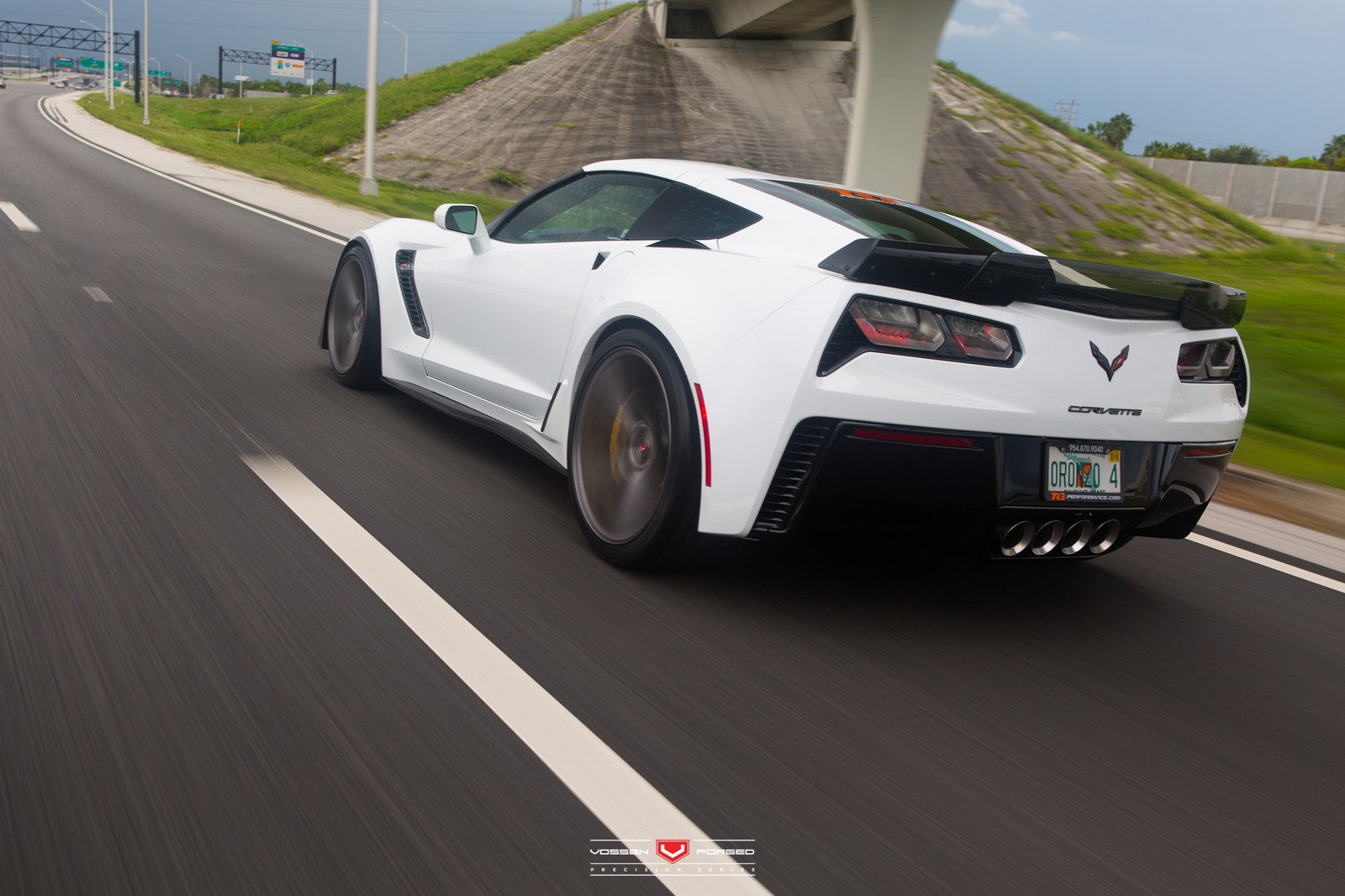 vossen, Wheels, Chevy, Corvette, Z06, Cars, Coupe, White Wallpaper