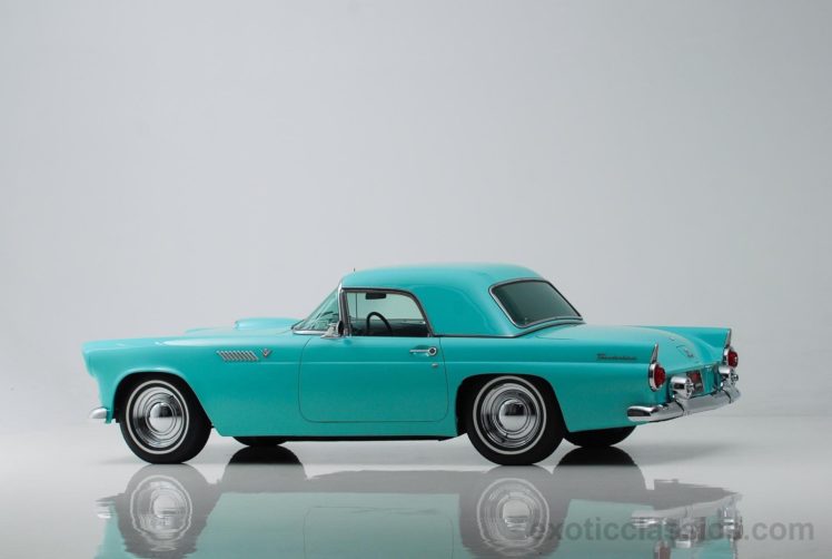 1955, Ford, Thunderbird, Retro, Convertible HD Wallpaper Desktop Background