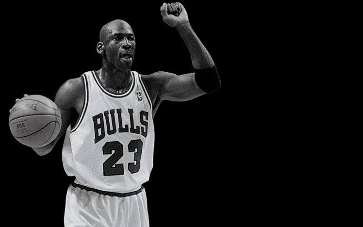 grayscale, Nba, Basketball, Michael, Jordan, Chicago, Bulls HD Wallpaper Desktop Background