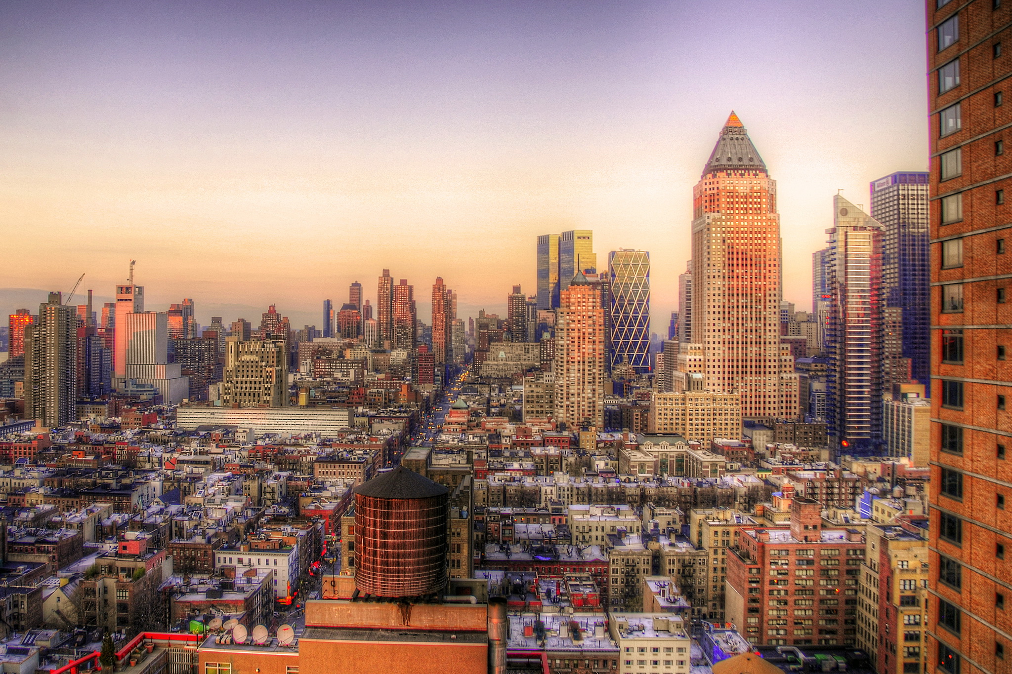 houses, New, York, City, Hdr, Cities Wallpaper
