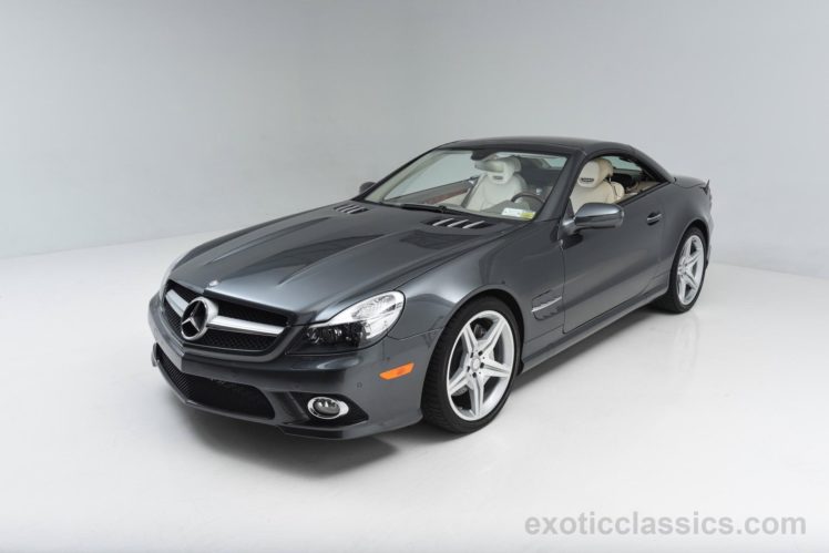 2011, Mercedes, Benz, Sl550, Convertible HD Wallpaper Desktop Background