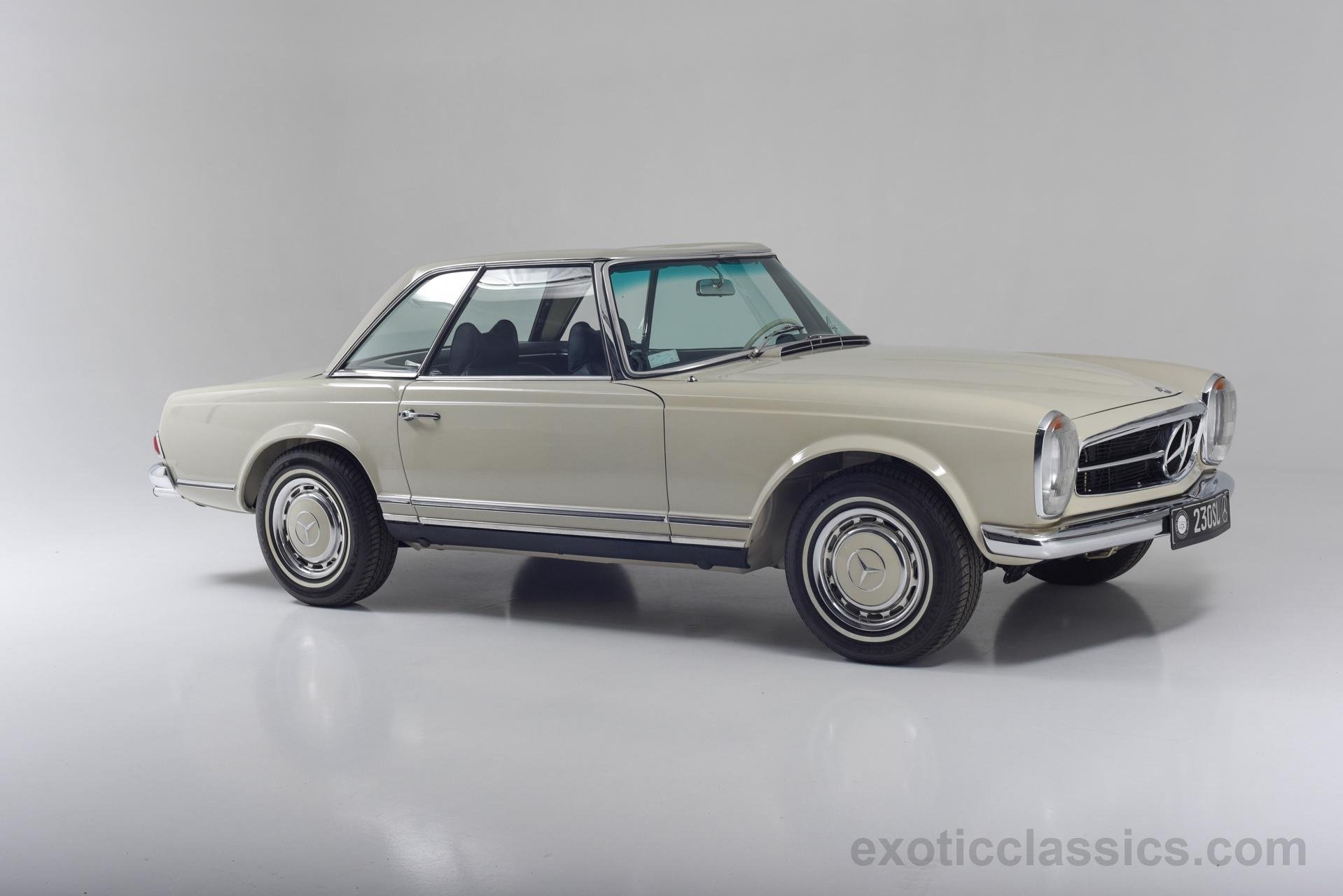 1967, Mercedes, Benz, 230sl, Classic, Convertible Wallpaper