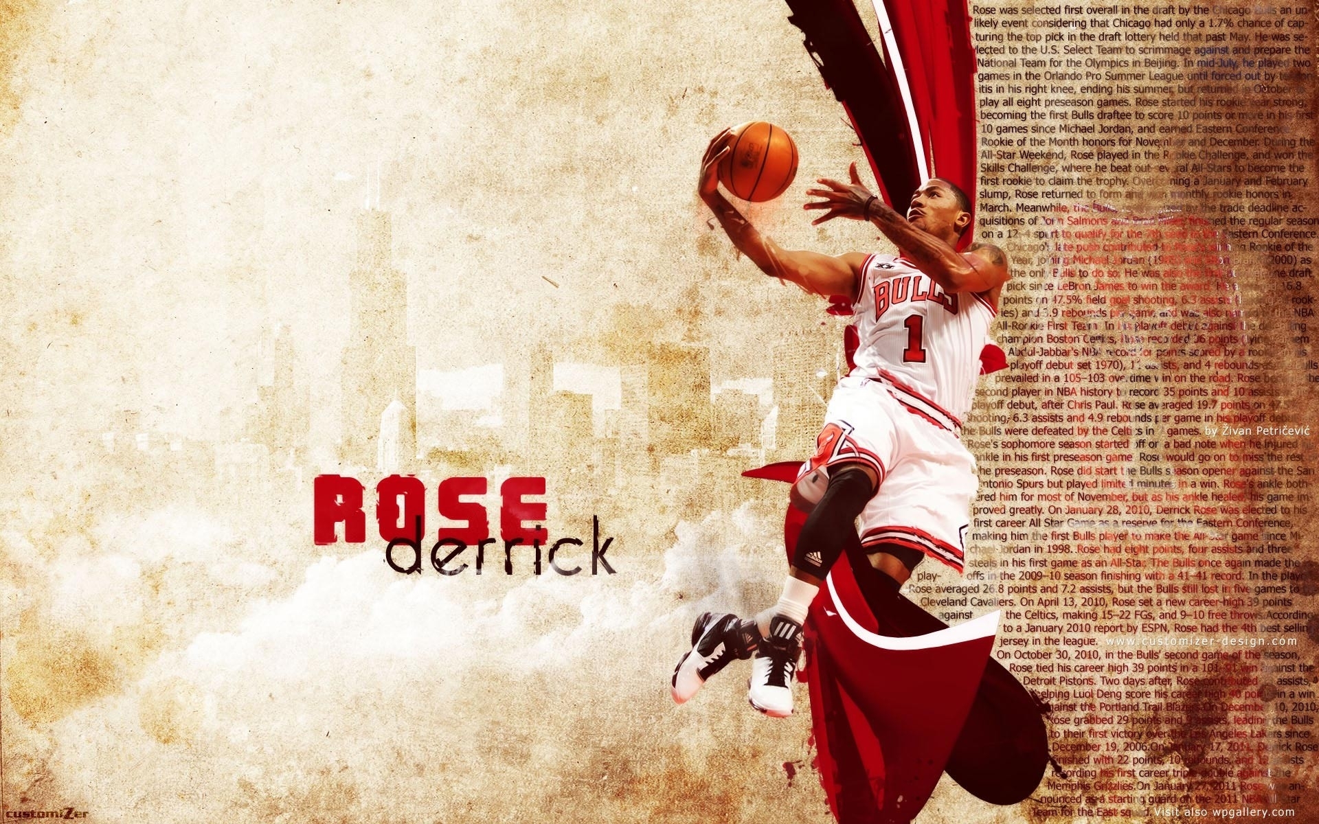 nba, Derrick, Rose, Chicago, Bulls, Basketball Wallpapers HD / Desktop