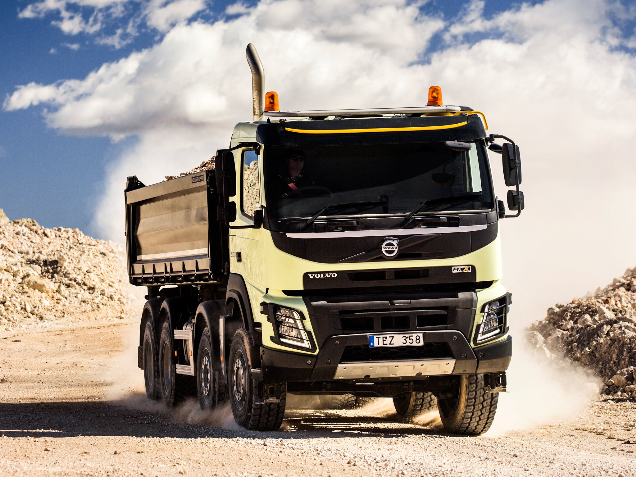2014, Volvo, Fmx, 8x4, Uk spec, Semi, Tractor, Dumptruck, Dump, Construction Wallpaper