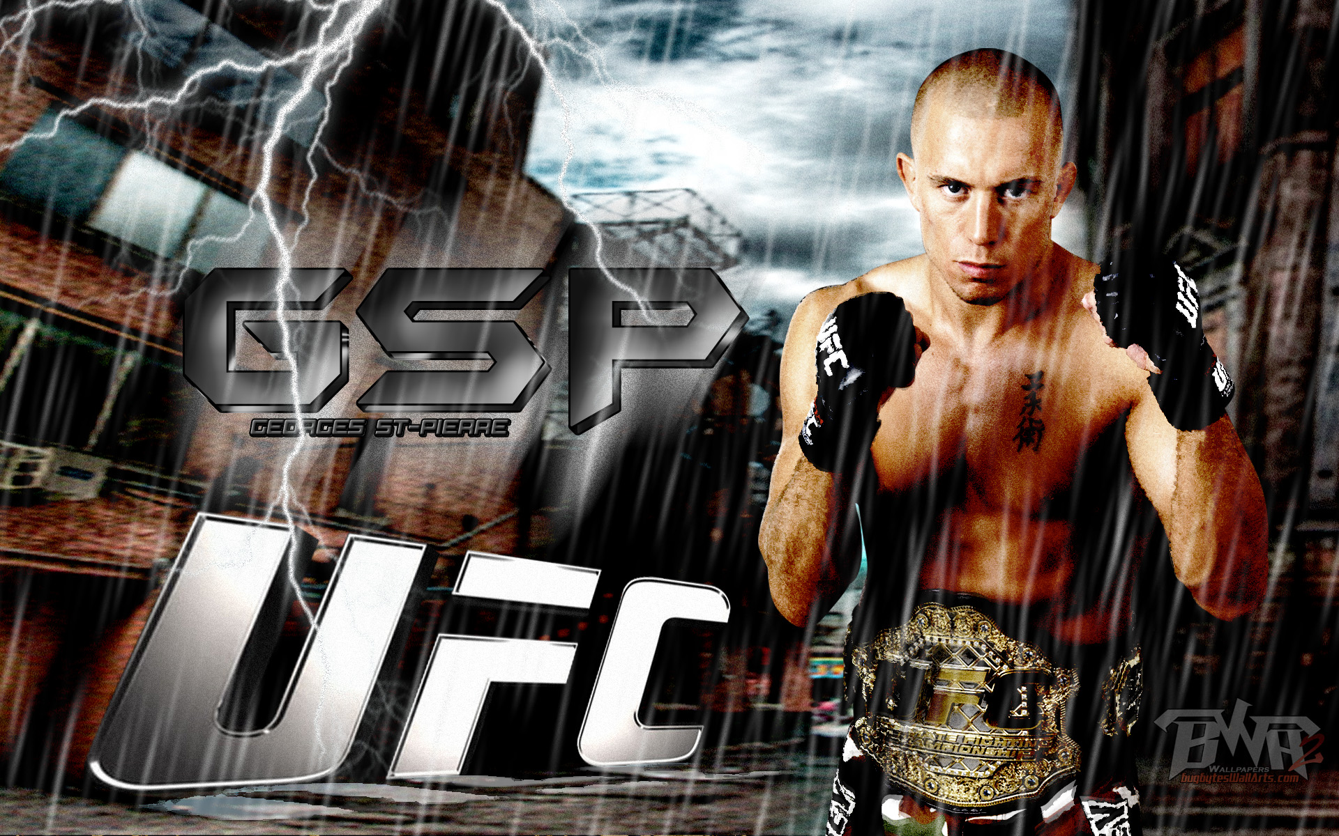 pierre, Ufc, Mixed, Martial, Arts, Mma, Fight, Extreme Wallpaper