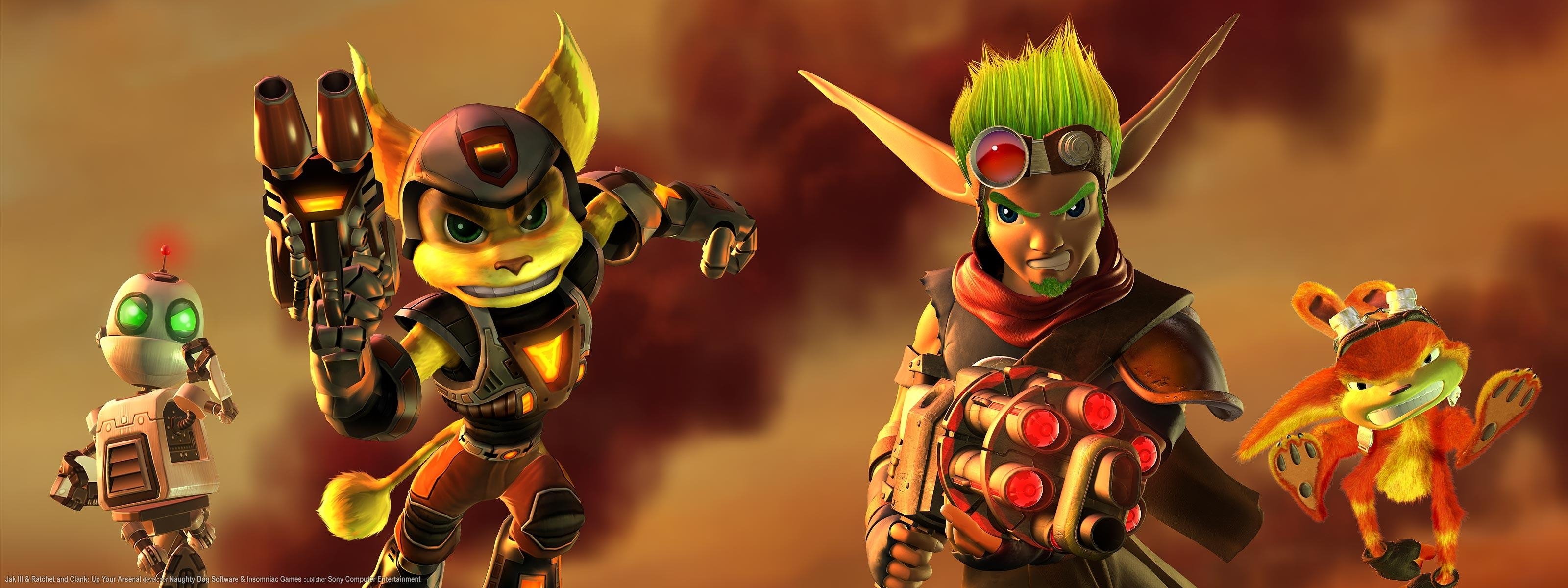 ratchet, And, Clank, Insomnia, Naughty, Dog, Jak, Daxter Wallpaper