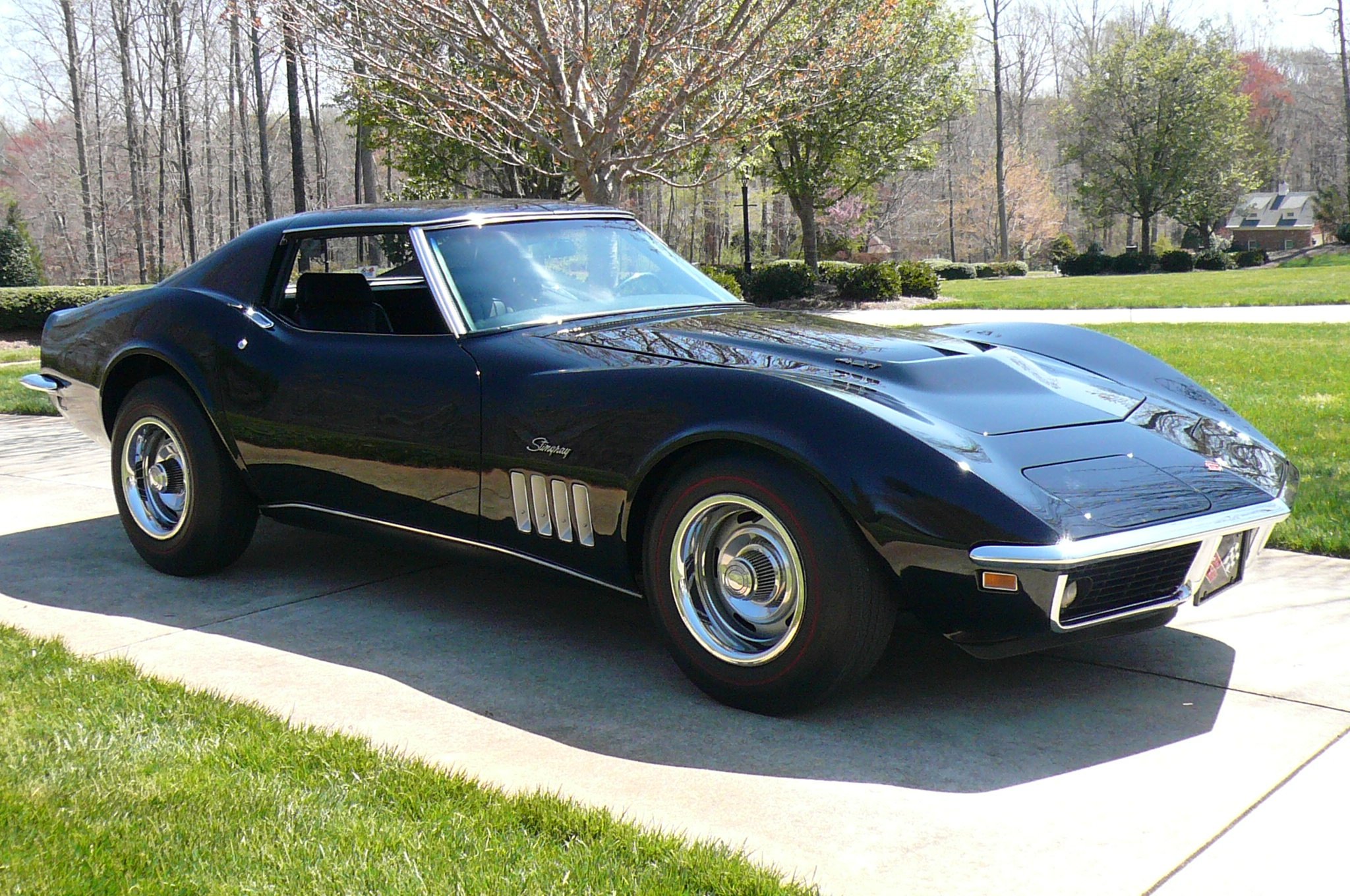 1969, 427, Chevrolet, Corvette, Muscle, Classic, Supercar Wallpaper