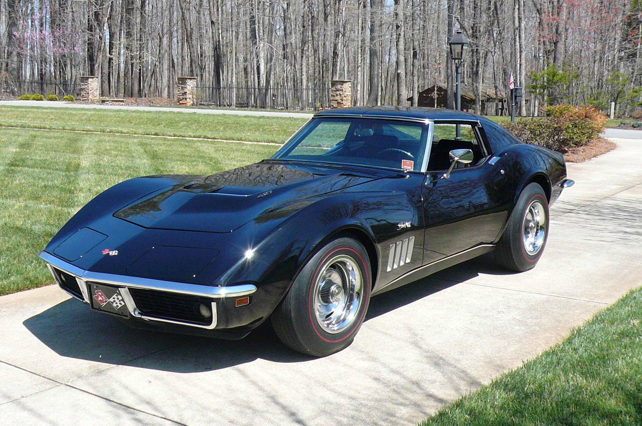 1969, 427, Chevrolet, Corvette, Muscle, Classic, Supercar Wallpaper