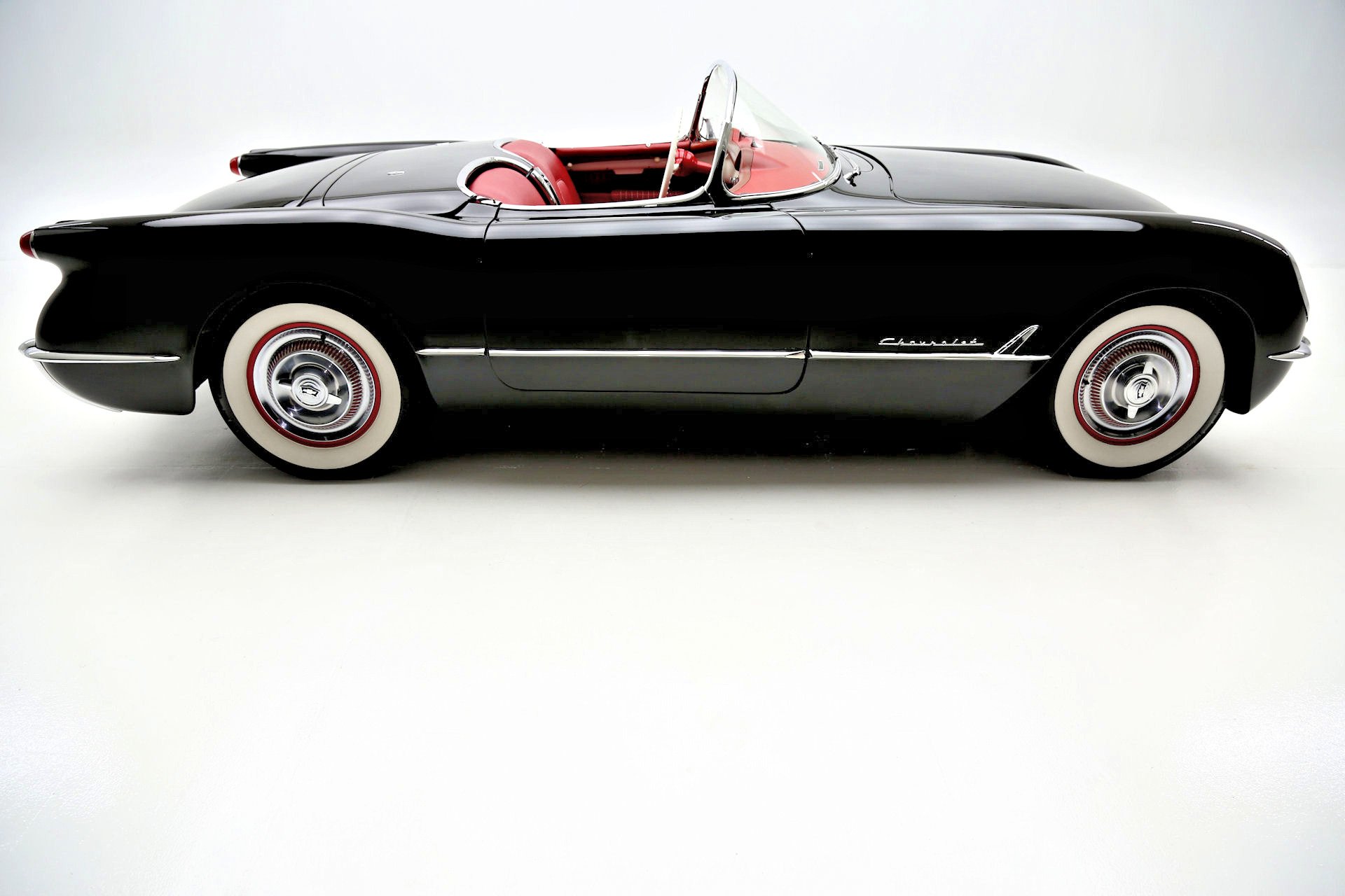 1954, Chevrolet, Corvette, Roadster, Muscle, Retro, Supercar Wallpaper