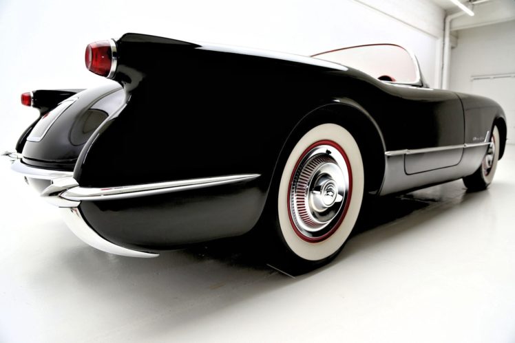 1954, Chevrolet, Corvette, Roadster, Muscle, Retro, Supercar HD Wallpaper Desktop Background