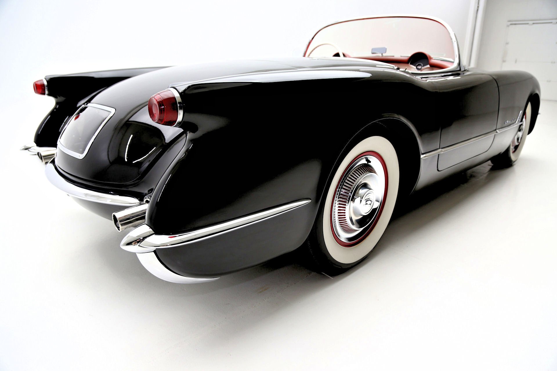 1954, Chevrolet, Corvette, Roadster, Muscle, Retro, Supercar Wallpaper