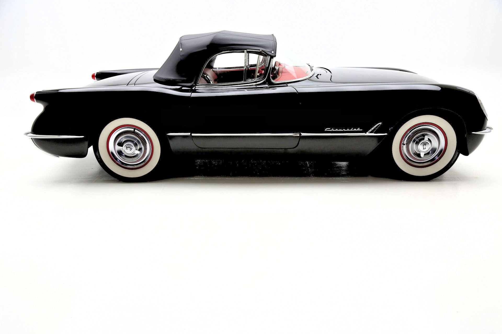 1954, Chevrolet, Corvette, Roadster, Muscle, Retro, Supercar Wallpaper
