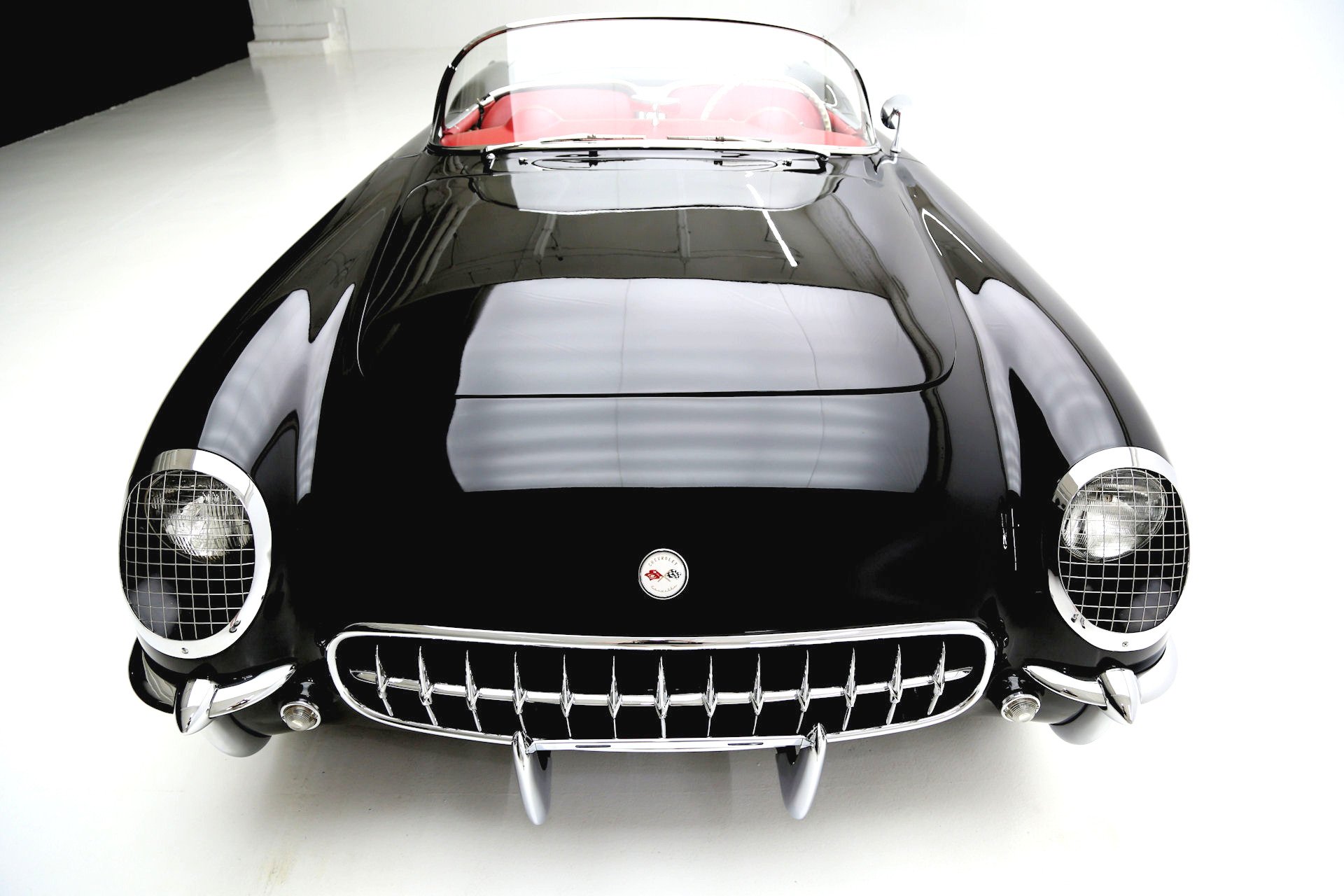 1954, Chevrolet, Corvette, Roadster, Muscle, Retro, Supercar Wallpaper