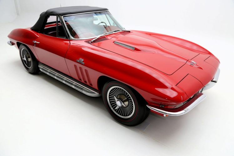 1966, Chevrolet, Corvette, 427, Convertible, Muscle, Supercar, Classic HD Wallpaper Desktop Background