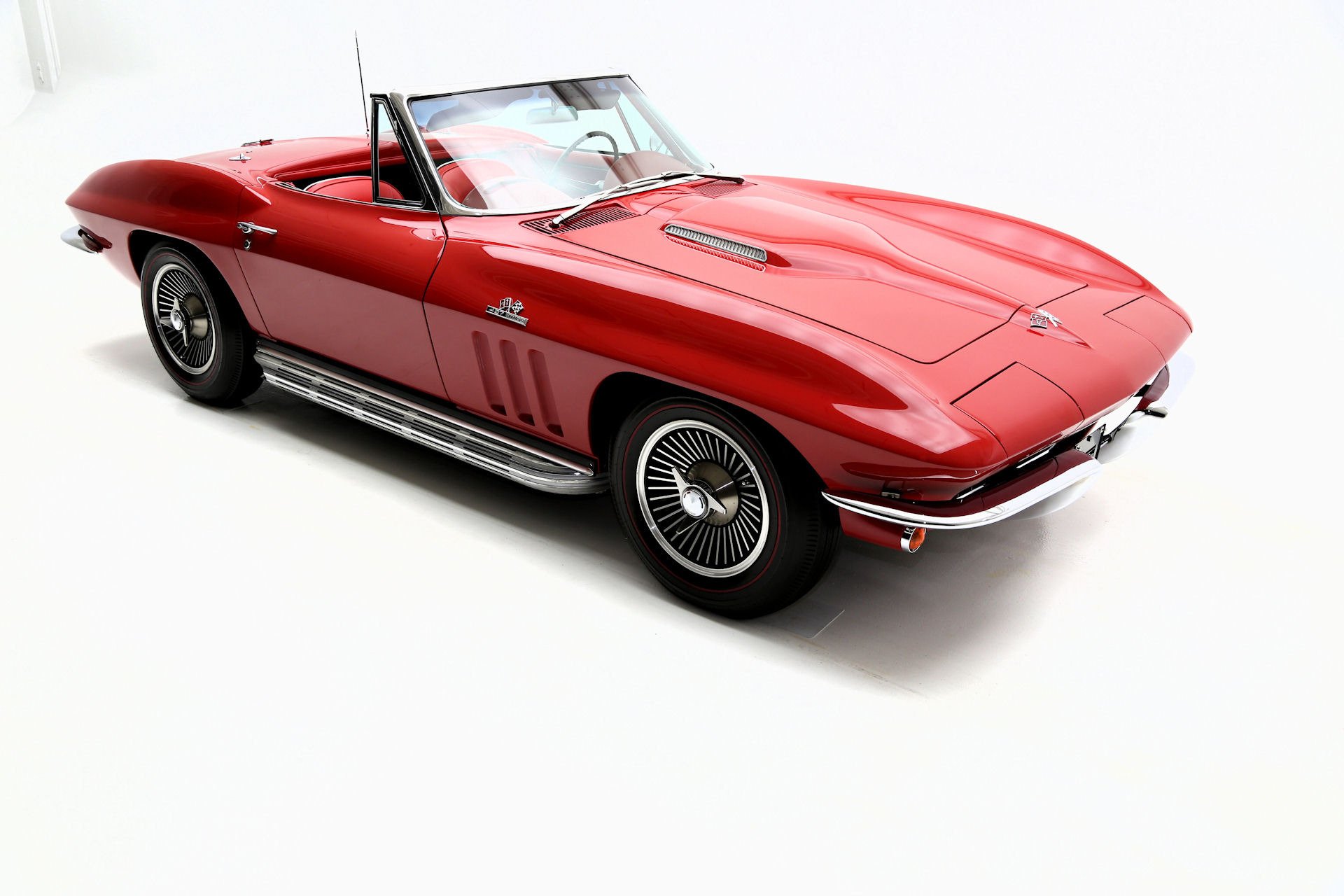 1966, Chevrolet, Corvette, 427, Convertible, Muscle, Supercar, Classic Wallpaper