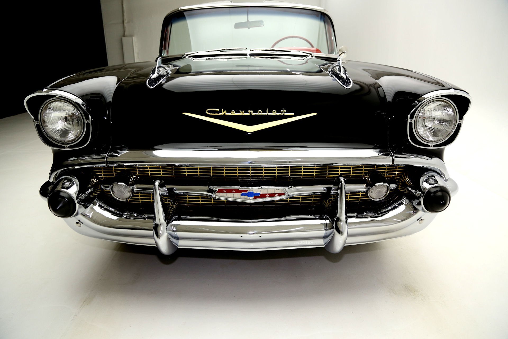 1957, Chevrolet, Bel, Air, Convertible, Retro Wallpaper