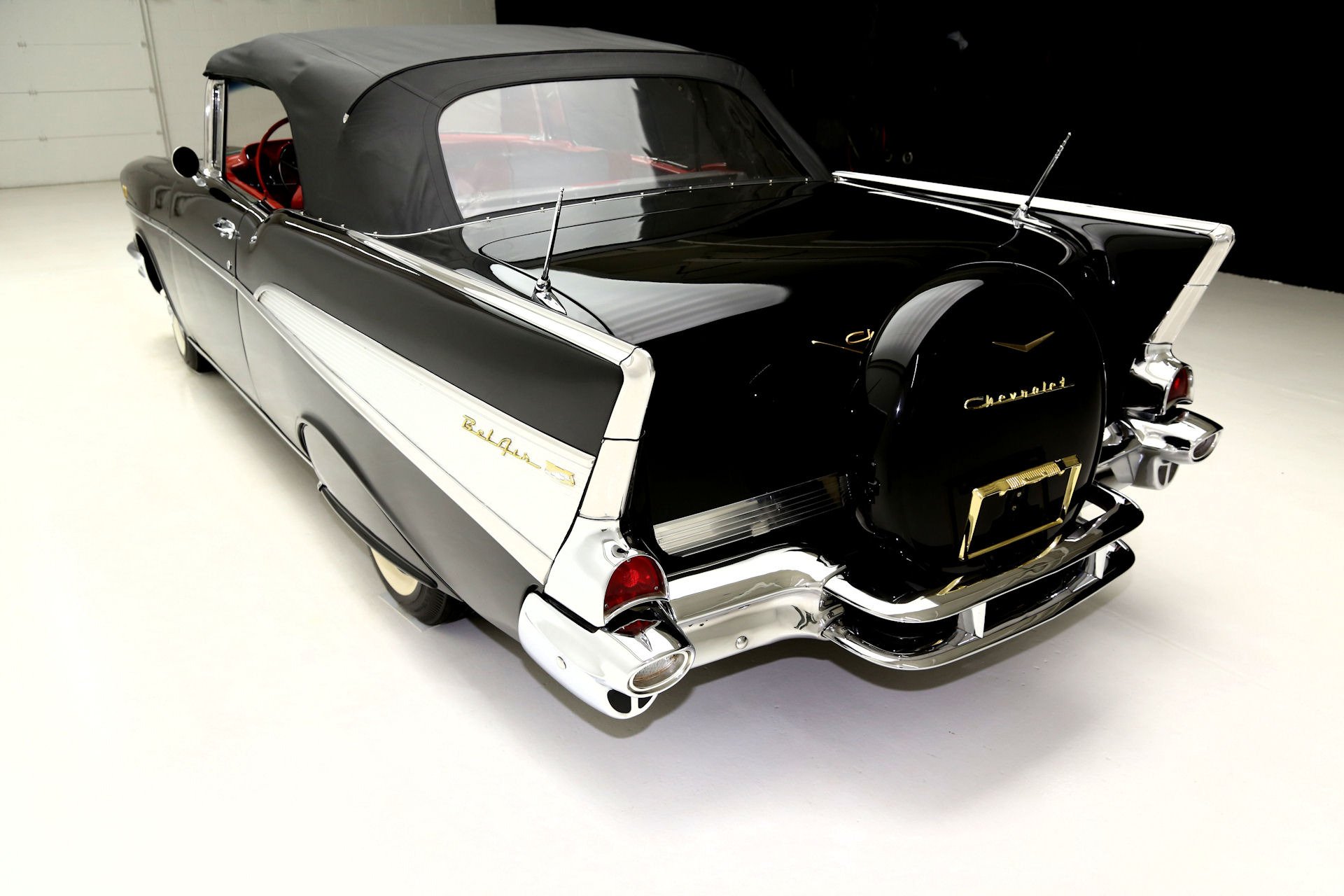 1957, Chevrolet, Bel, Air, Convertible, Retro Wallpaper