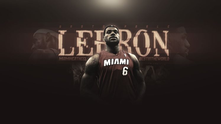 sports, Nba, Lebron, James, Baskets, Miami, Heat HD Wallpaper Desktop Background