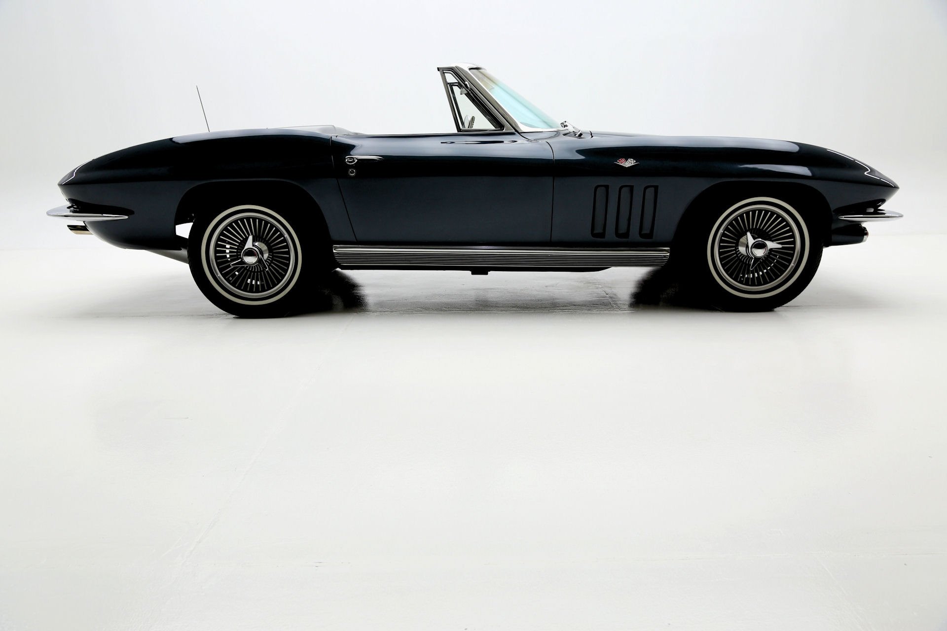 1966, Chevrolet, Corvette, 327, Roadster, Muscle, Supercar, Classic, Convertible Wallpaper