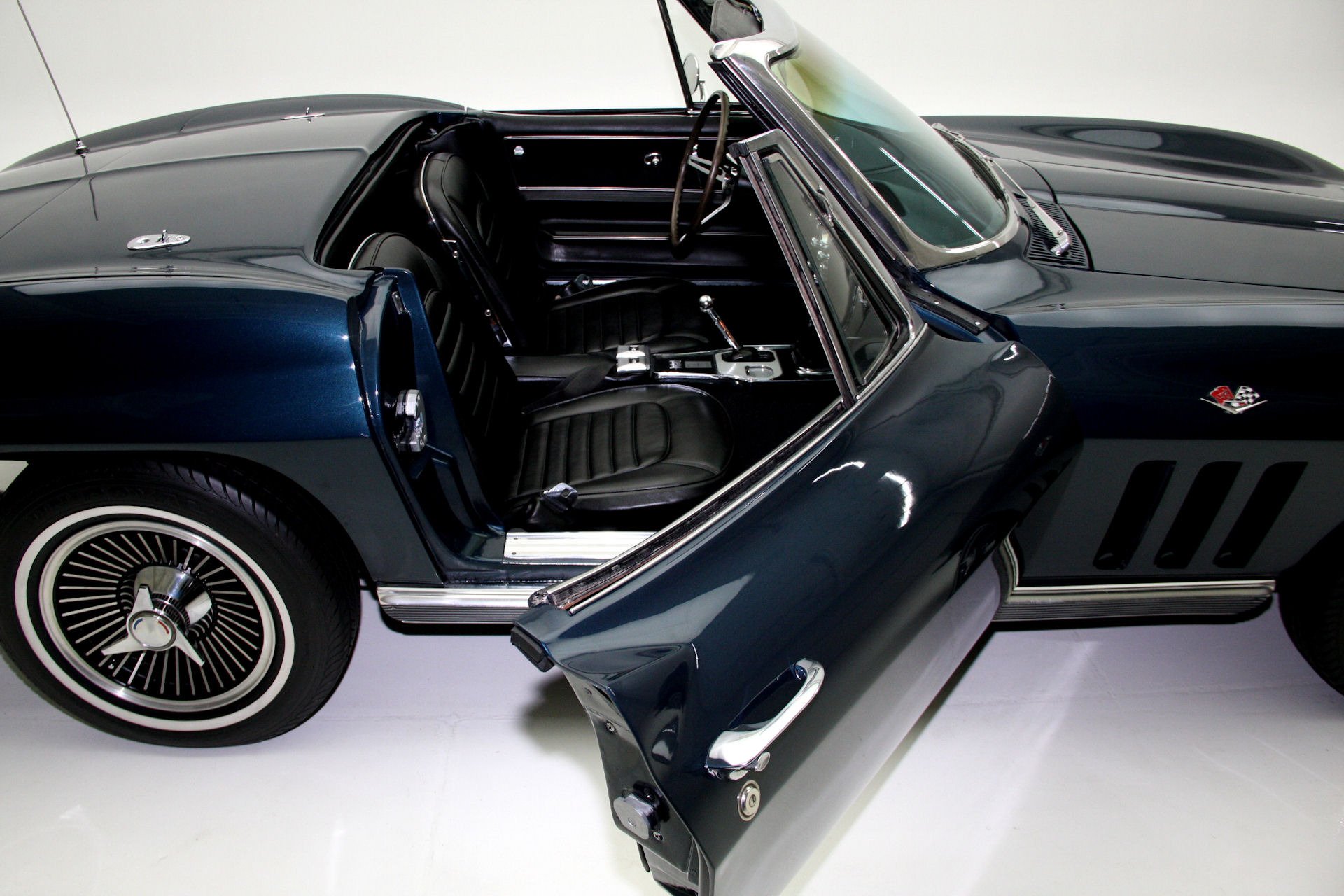 1966, Chevrolet, Corvette, 327, Roadster, Muscle, Supercar, Classic, Convertible Wallpaper