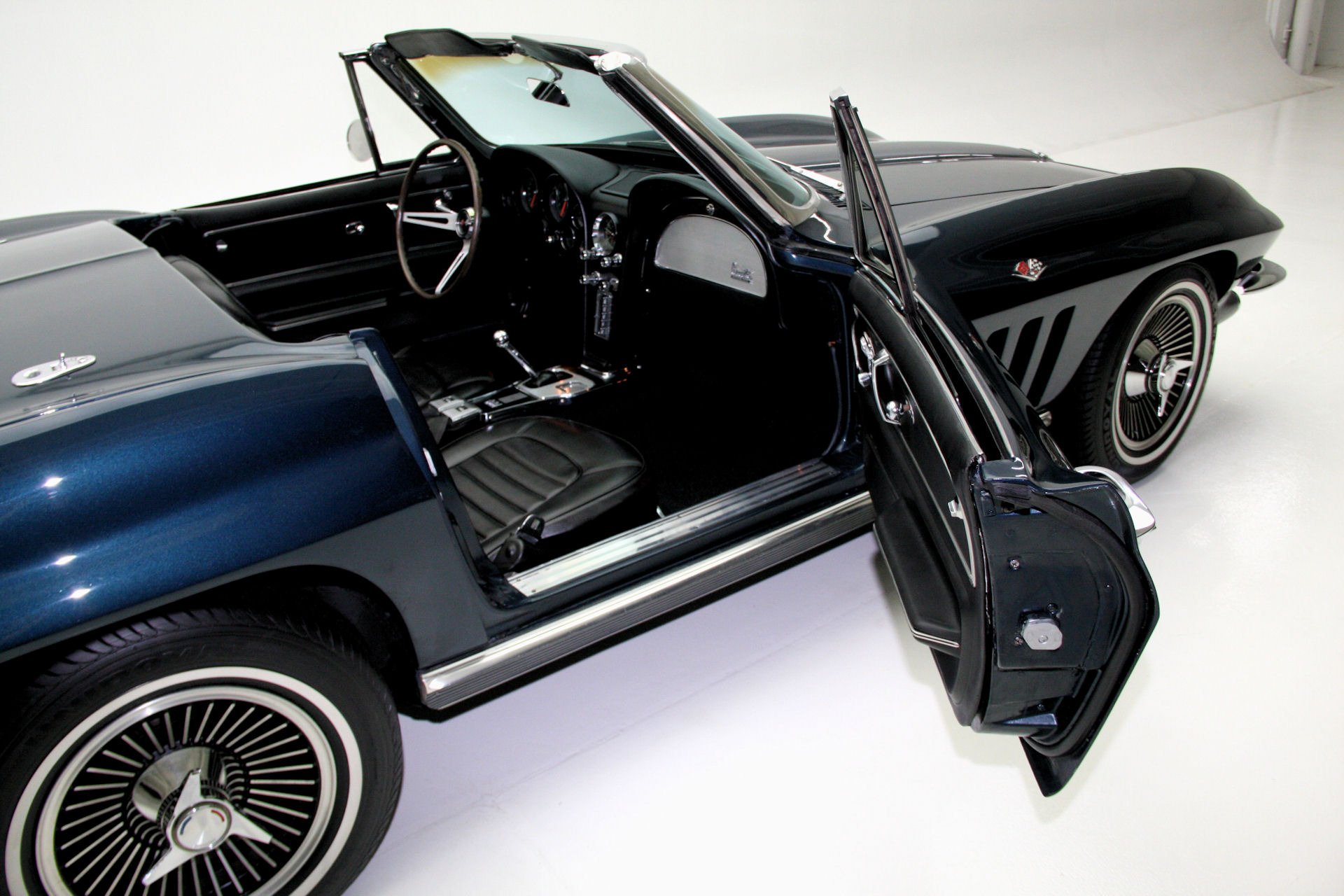 1966, Chevrolet, Corvette, 327, Roadster, Muscle, Supercar, Classic, Convertible Wallpaper
