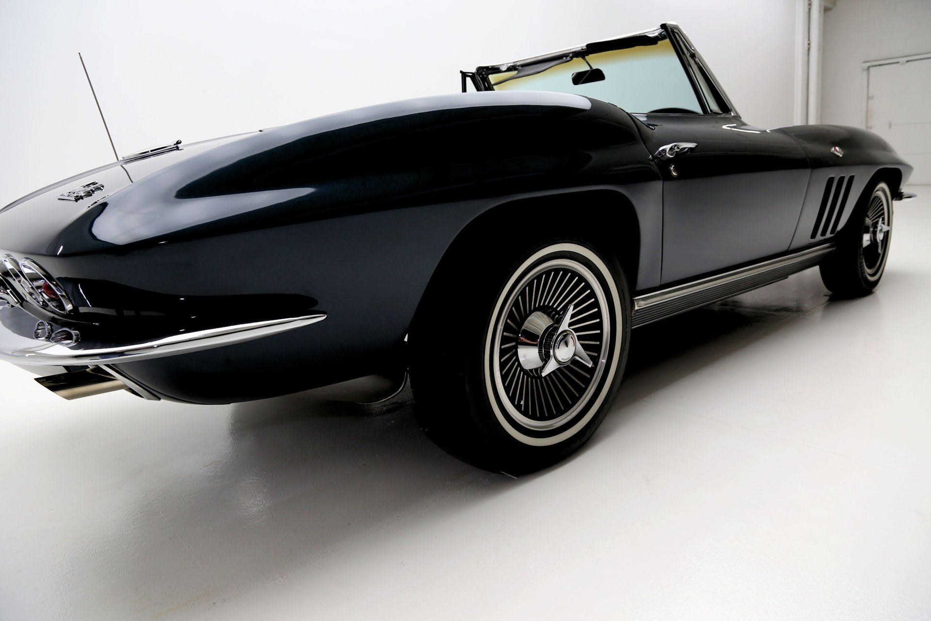 1966, Chevrolet, Corvette, 327, Roadster, Muscle, Supercar, Classic, Convertible Wallpaper