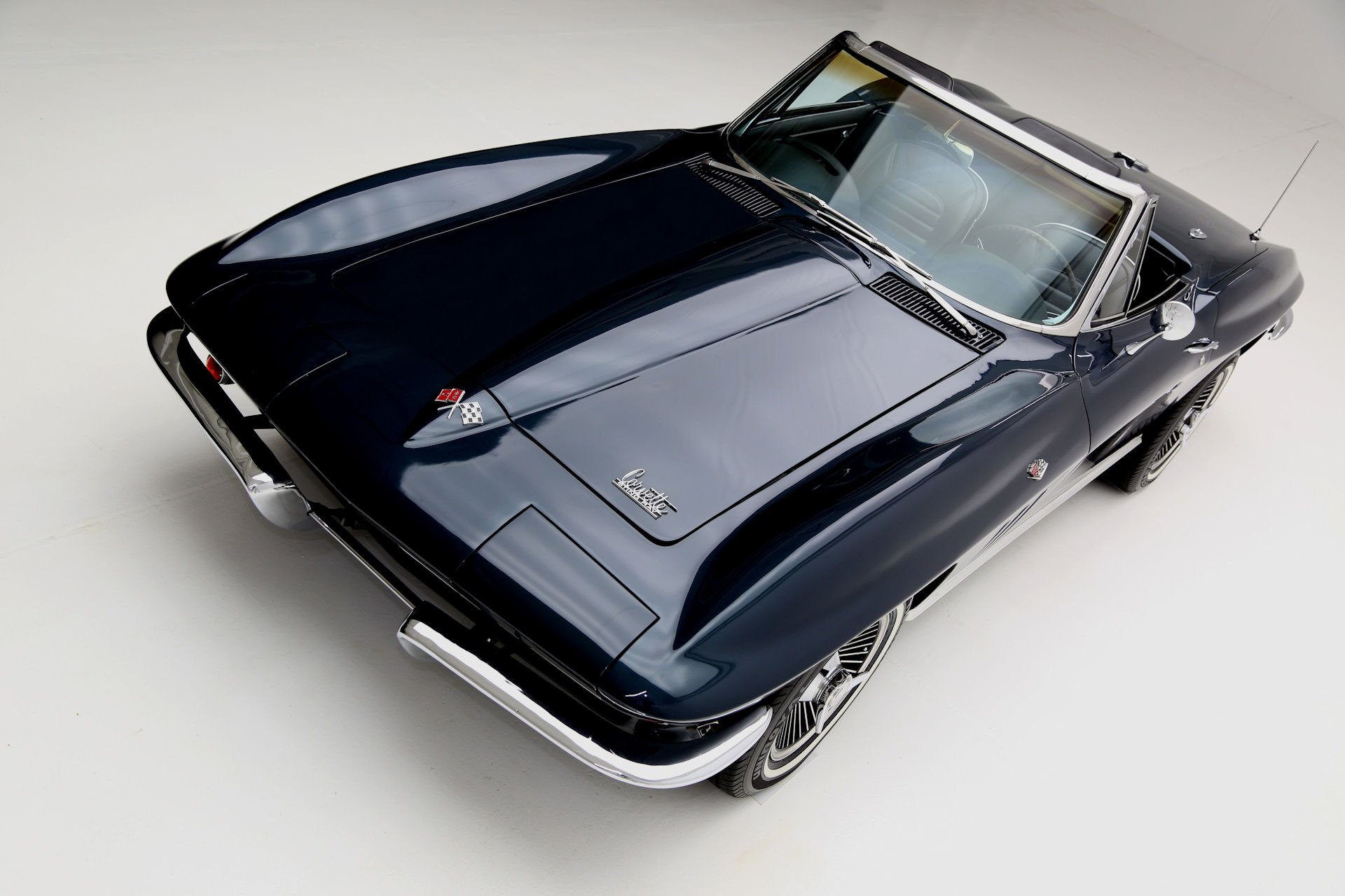 1966, Chevrolet, Corvette, 327, Roadster, Muscle, Supercar, Classic, Convertible Wallpaper