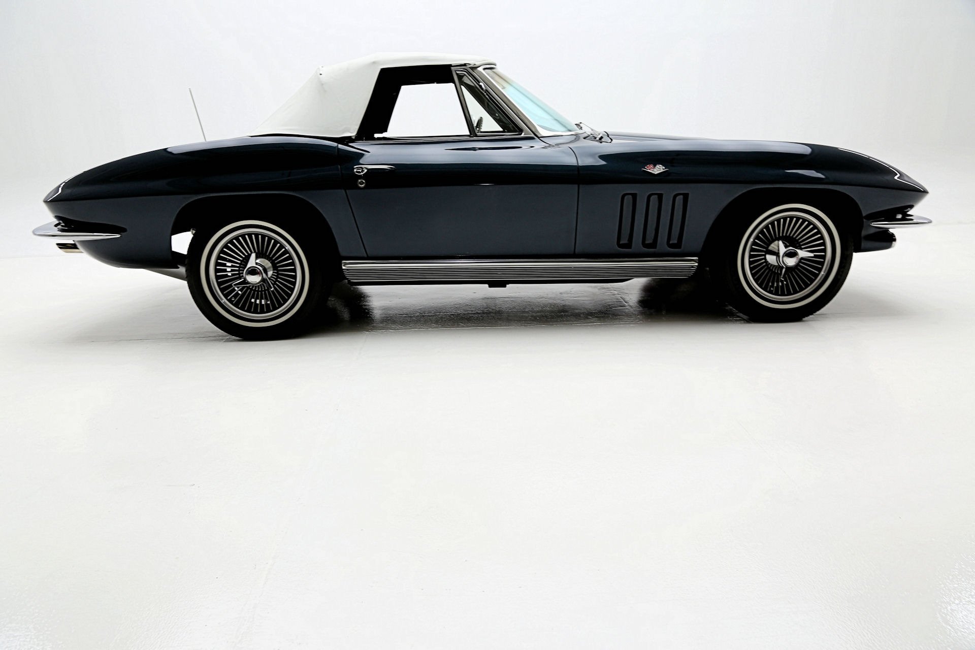 1966, Chevrolet, Corvette, 327, Roadster, Muscle, Supercar, Classic, Convertible Wallpaper