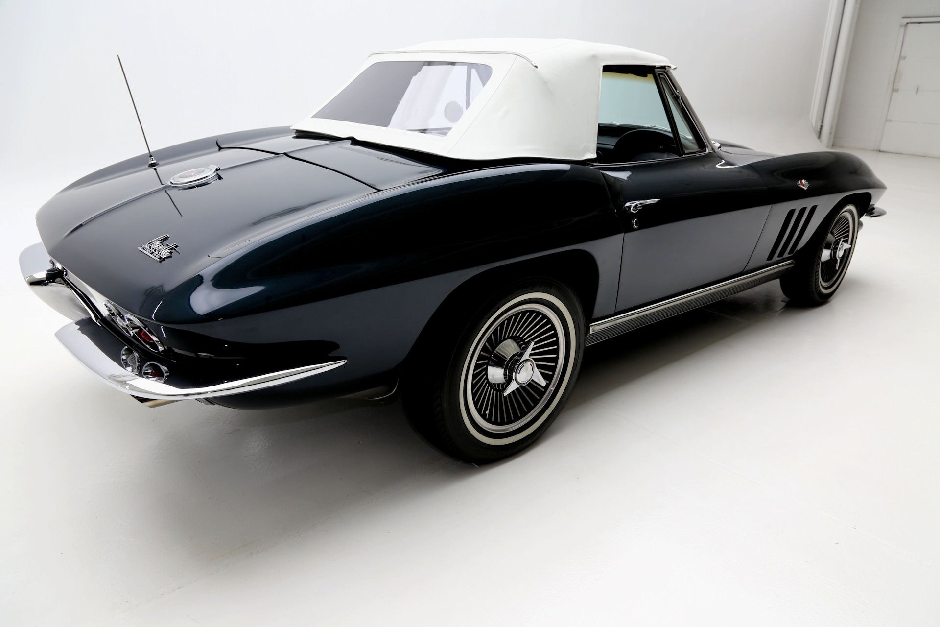 1966, Chevrolet, Corvette, 327, Roadster, Muscle, Supercar, Classic, Convertible Wallpaper