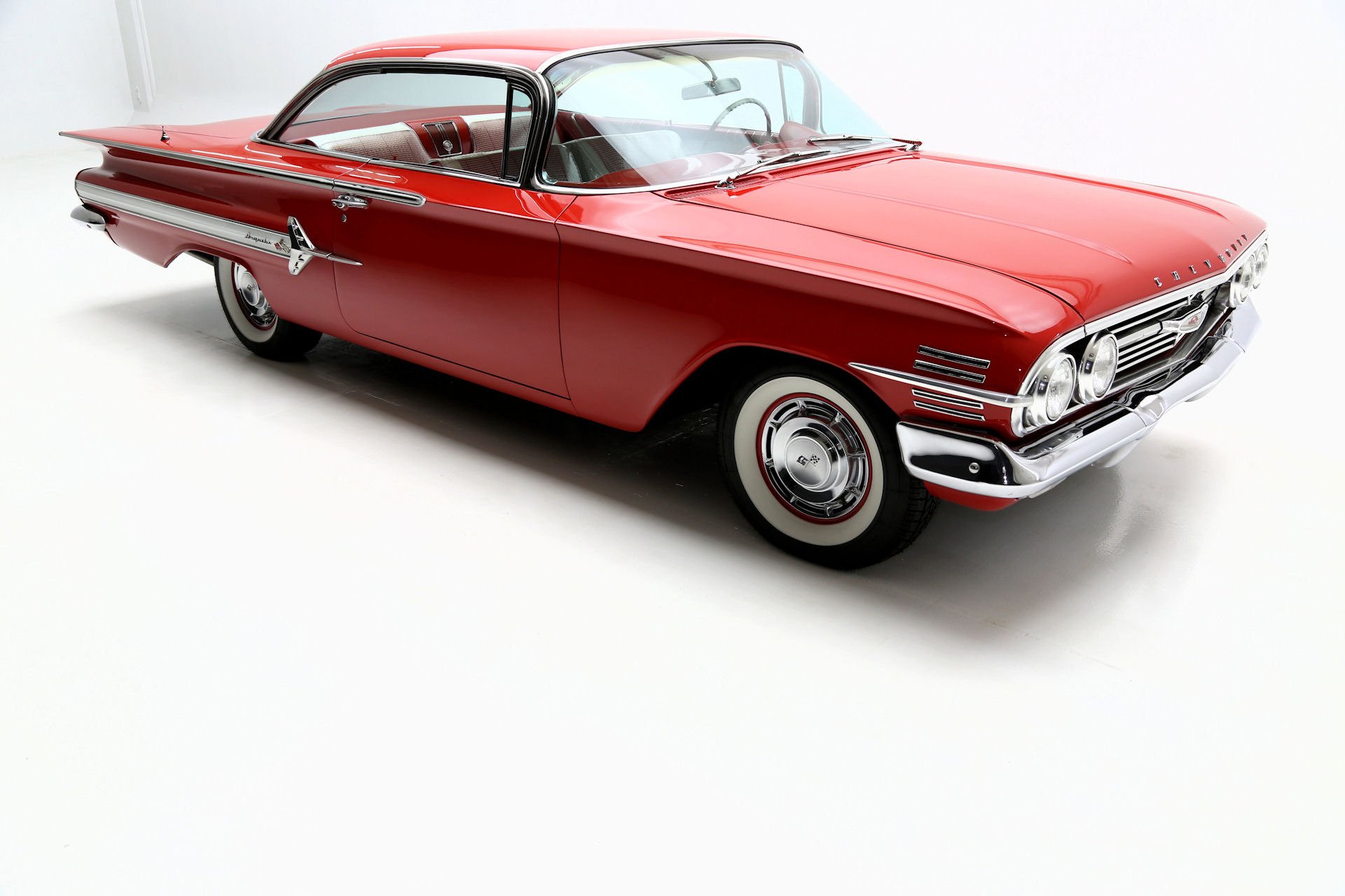 1960, Chevrolet, Impala, Red, 348, Tri power Wallpaper