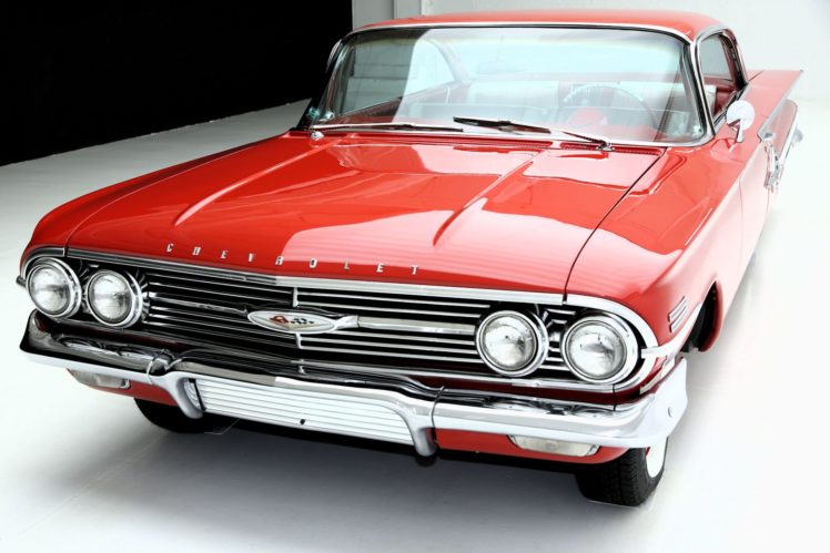 1960, Chevrolet, Impala, Red, 348, Tri power HD Wallpaper Desktop Background