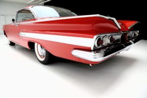 1960, Chevrolet, Impala, Red, 348, Tri power