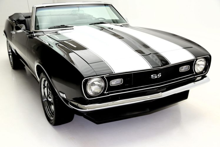 1968, Chevrolet, Camaro, Convertible, S s, Muscle, Custom, Hot, Rod, Rods HD Wallpaper Desktop Background