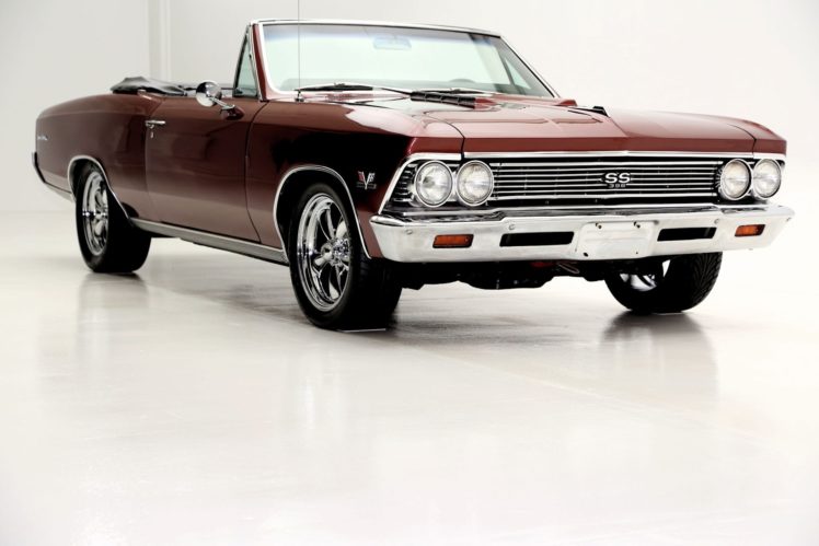 1966, Chevrolet, Chevelle, Ss, Convertible, 396, Muscle, Classic HD Wallpaper Desktop Background
