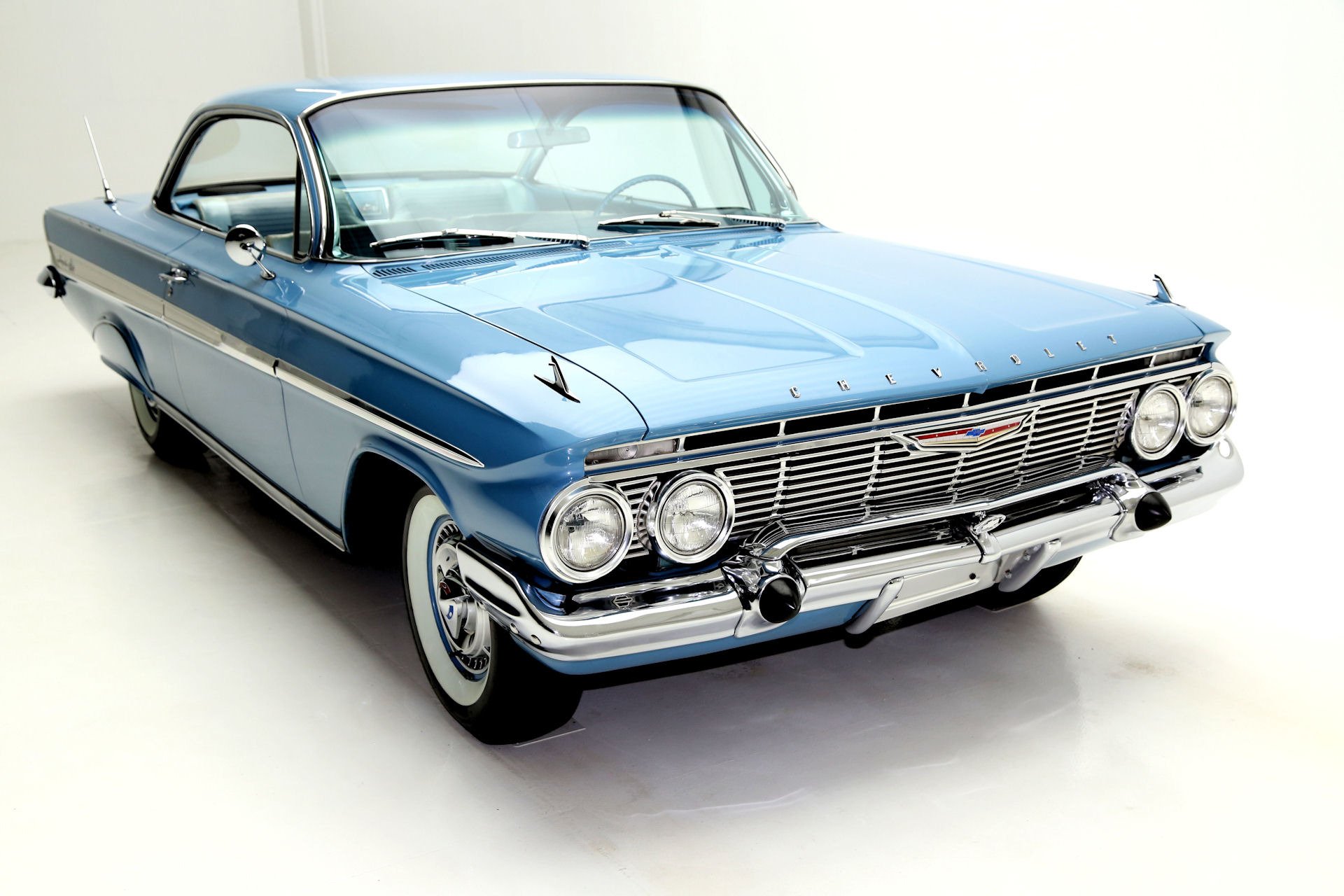 1961, Chevrolet, Impala, Bubble, Top, Muscle, Classic Wallpaper