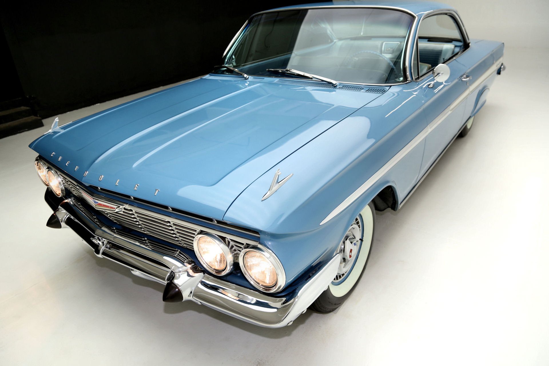 1961, Chevrolet, Impala, Bubble, Top, Muscle, Classic Wallpaper