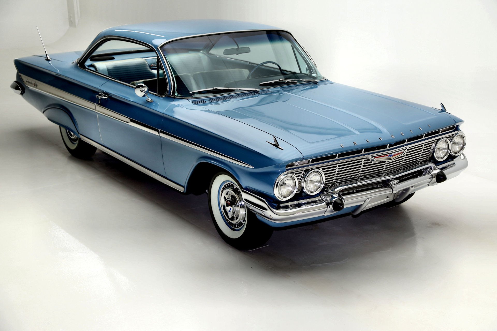 1961, Chevrolet, Impala, Bubble, Top, Muscle, Classic Wallpaper
