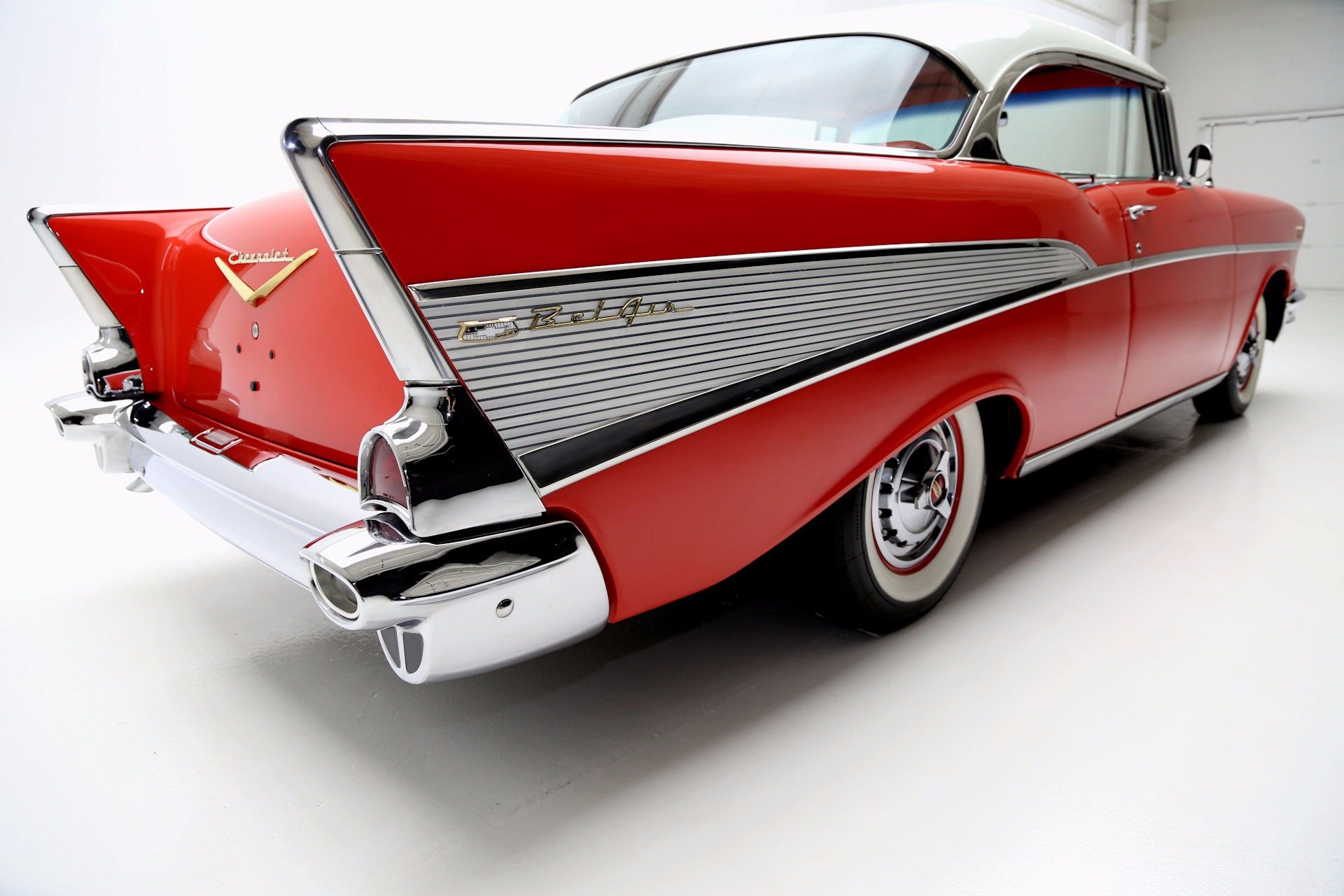 1957, Chevrolet, Bel, Air, Retro, Belair Wallpaper